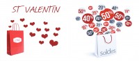 Une collection adaptée à chaque événements: St Valentin, les soldes..